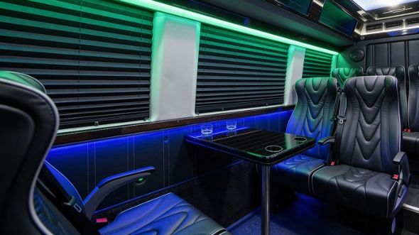 18 passenger sprinter van inside hollywood