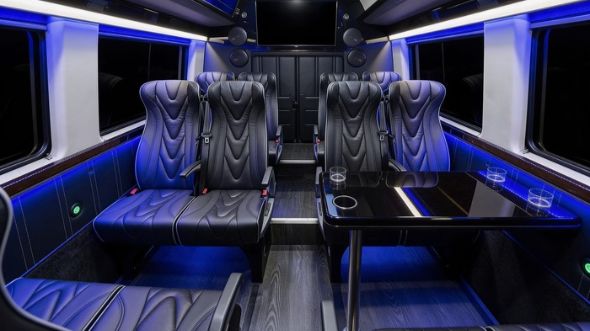 20 passenger sprinter van inside hollywood