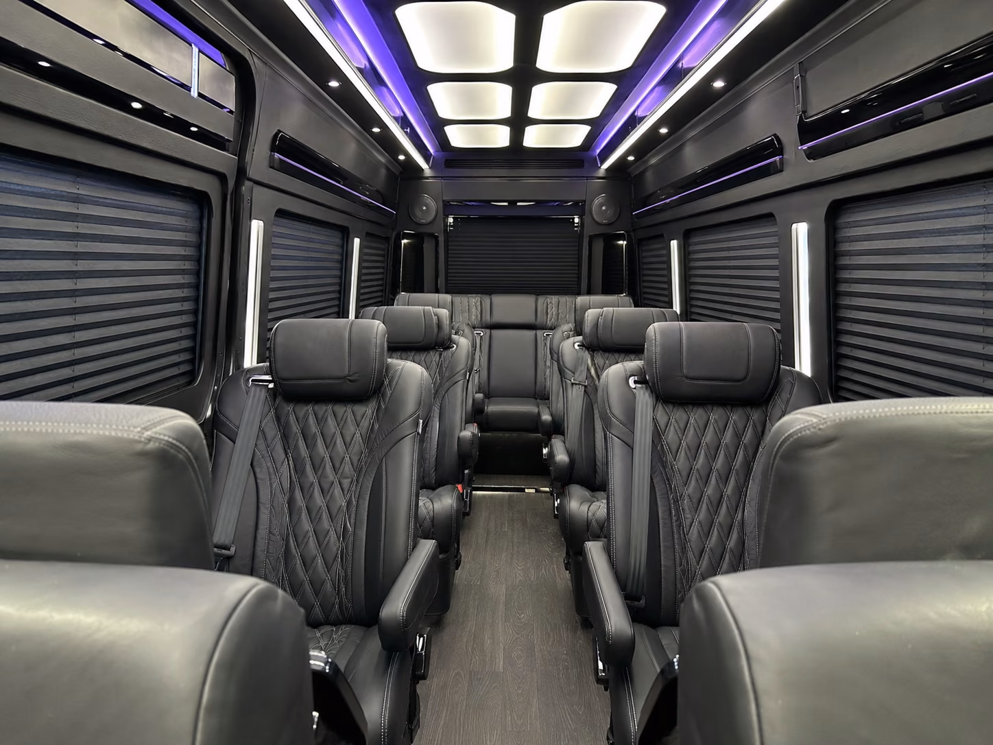 hollywood 10 passenger sprinter van inside