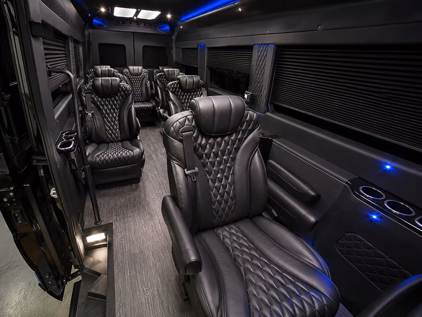 hollywood 10 passenger sprinter van interior