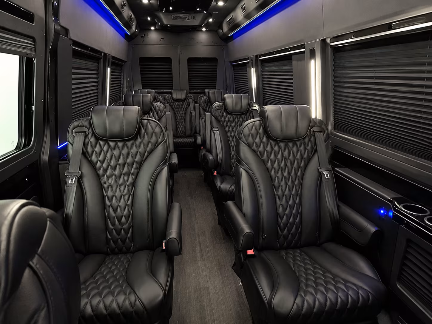 hollywood 15 passenger sprinter van interior