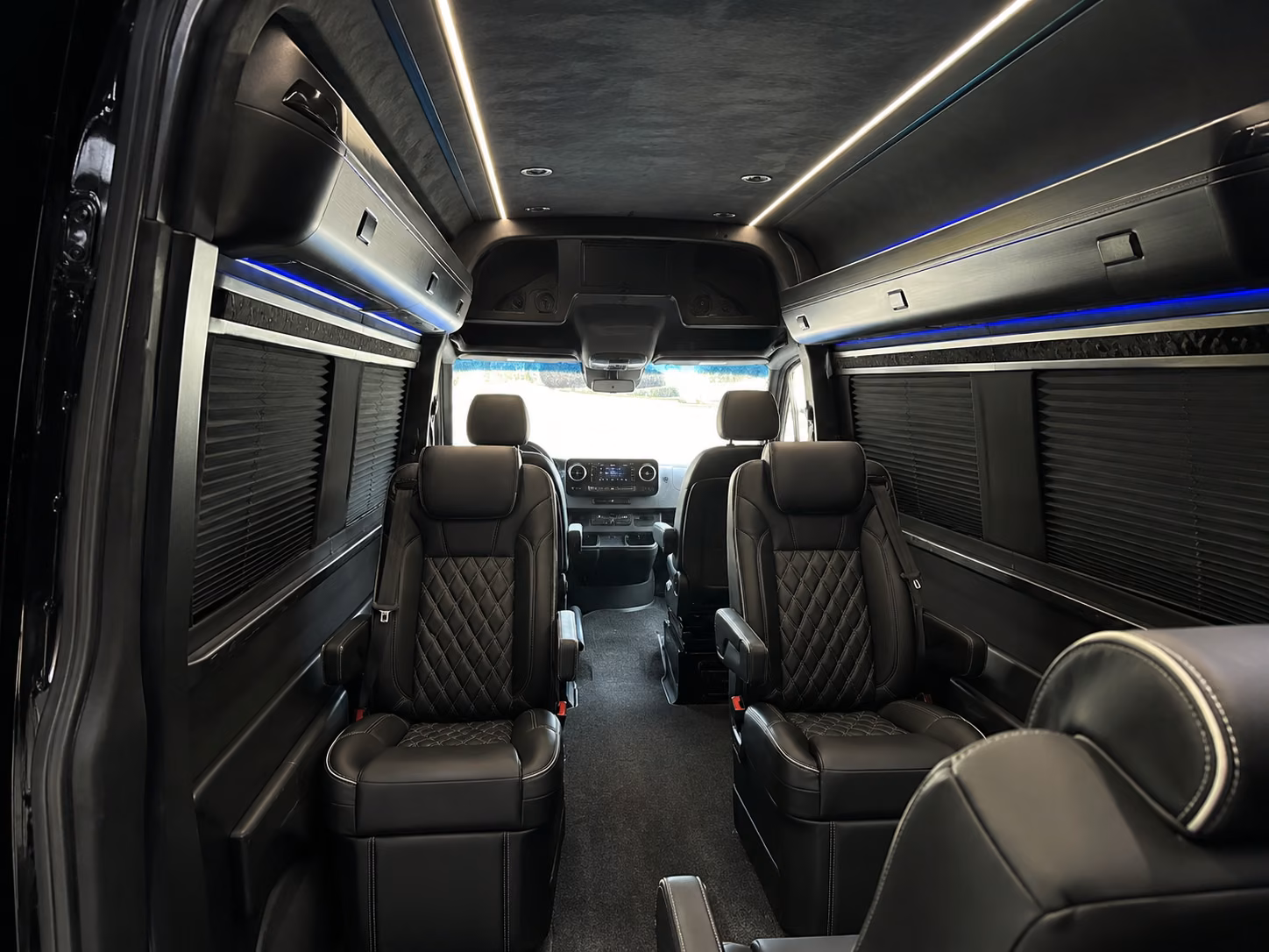 hollywood 20 passenger sprinter van inside