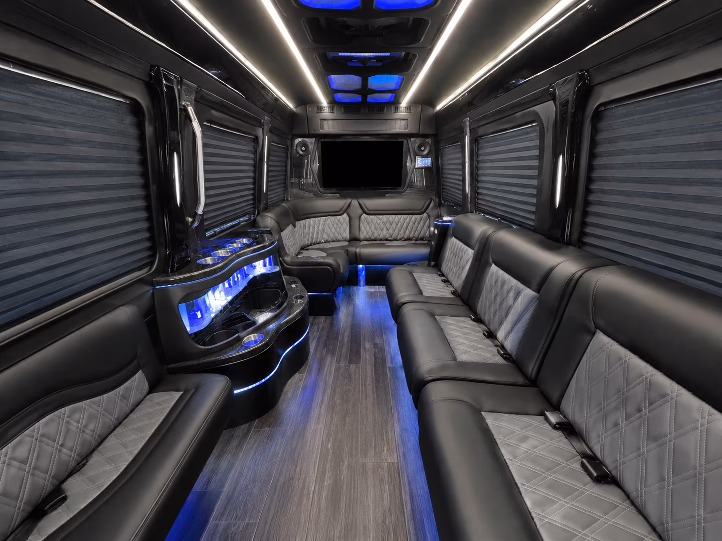 hollywood sprinter limousine inside