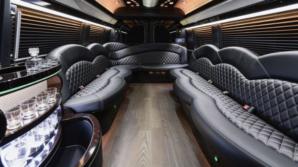 sprinter limousine inside hollywood